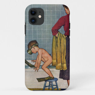 Capa Para iPhone 11 Mergulhador na cuba