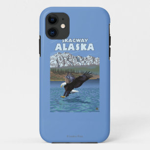 Capa Para iPhone 11 Mergulho da águia americana - Skagway, Alaska
