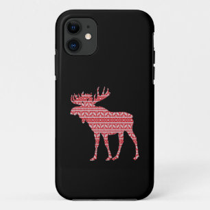 CAPA PARA iPhone 11 MERRY CHRISTMAS MOOSE
