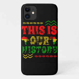 Capa Para iPhone 11 Mês da História Negra, Americano Africano