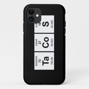 Capa Para iPhone 11 Mesa periódica dos TaCoS