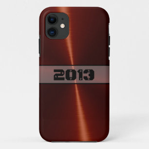 Capa Para iPhone 11 Metal de aço inoxidável brilhante alaranjado leg