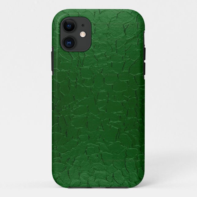 Capa Para iPhone 11 Metal de aço inoxidável verde (Verso)