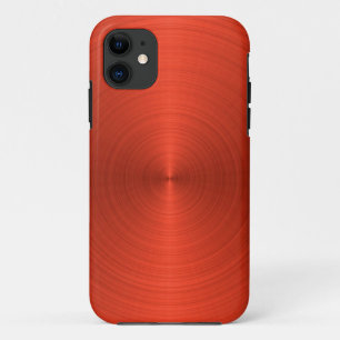 Capa Para iPhone 11 Metálico alaranjado