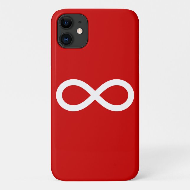 Capa Para iPhone 11 Metis Flag, Métis flag (Verso)