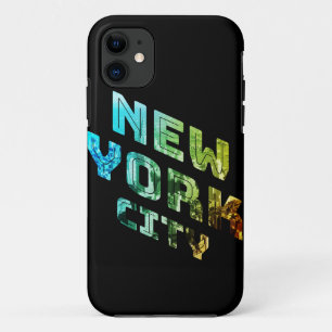 Capa Para iPhone 11 Metro de Manhattan Centro Skyline Nova Iorque NYC