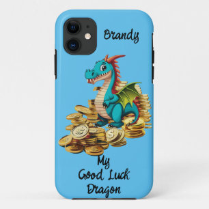 Capa Para iPhone 11 Meu Dragão da Boa Sorte Personalizável