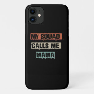 Capa Para iPhone 11 Meu Esquadrão Me Chama De Mamãe Engraçado, Gym