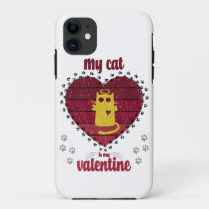 Capa Para iPhone 11 Meu Gato É Meu Namorados   Presente de gata engra