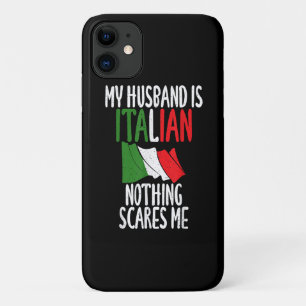 Capa Para iPhone 11 Meu marido é italiano nada me assusta