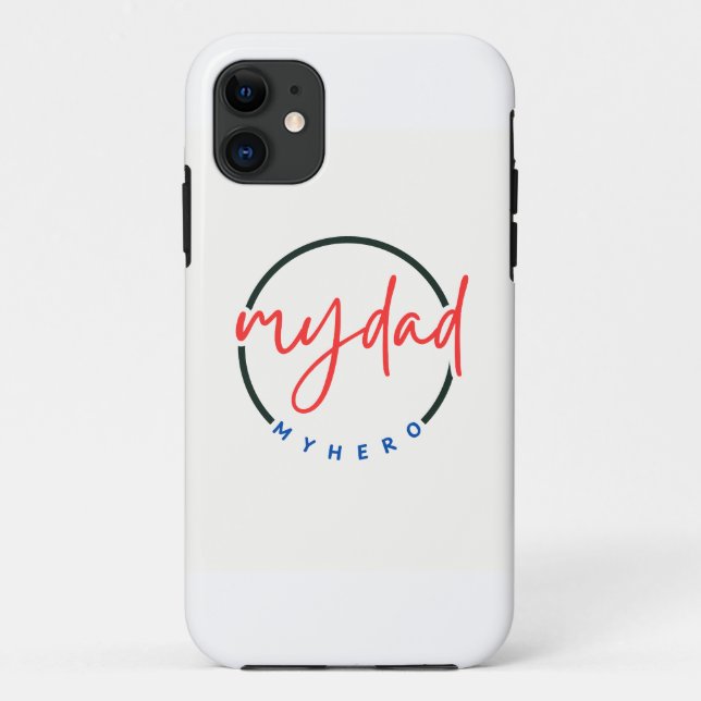 Capa Para iPhone 11 Meu Pai Meu Herói (Verso)