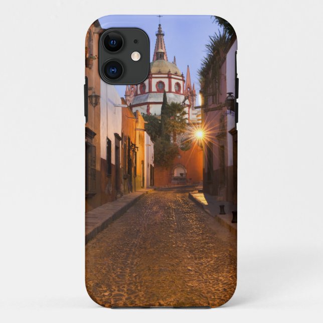 Capa Para iPhone 11 México, San Miguel de Allende. Início da manhã (Verso)