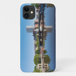 Capa Para iPhone 11 milwaukee riverfront e ponte estatal de rua