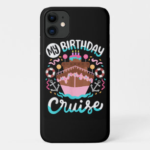 Capa Para iPhone 11 Minha Viagem de Cruzeiros de Aniversário