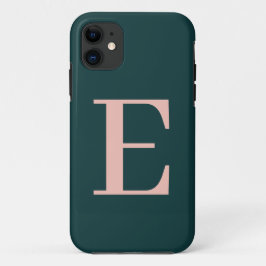 Capa Para iPhone 11 Mínimo de linha limpa inicial moderna