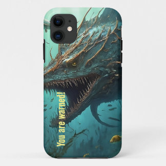 Capa Para iPhone 11 MiniPhone/iPad do Oceano Monster