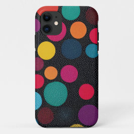 Capa Para iPhone 11 Minúscula caixa iPhone / iPad de pontos coloridos