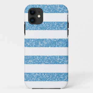 Capa Para iPhone 11 Minúscula Glitter de Olhar Stripes iPhone 5 BT
