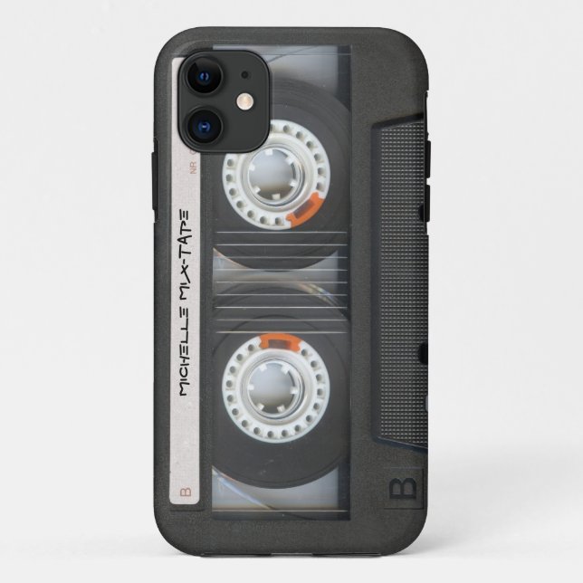 Capa Para iPhone 11 Mistura de cassetes personalizada (Verso)