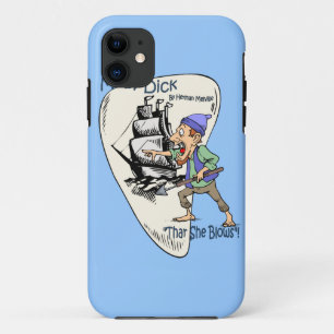 Capa Para iPhone 11 "Moby-Dick" ~ Baleia "Thar Ela Explode"