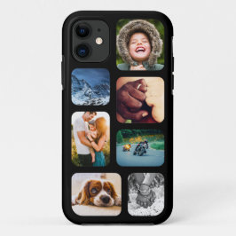 Capa Para iPhone 11 modelo de Colagem de Fotografias iPhone11 Arredond