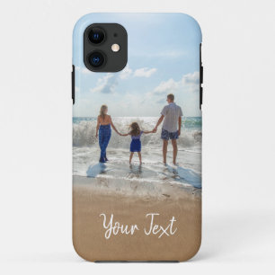 Capa Para iPhone 11 Modelo de Foto Personalizada e Texto Personalizado