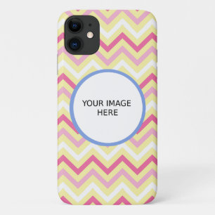 Capa Para iPhone 11 modelo de foto personalizada impressão ziguezague