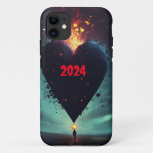 Capa Para iPhone 11 Modern Maven: Homem de 2024 Chic Tee Design