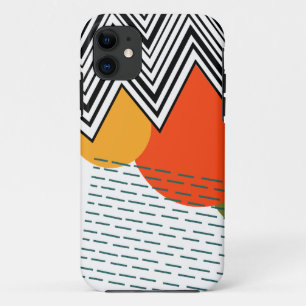 Capa Para iPhone 11 Moderno do Médio do século abstrato