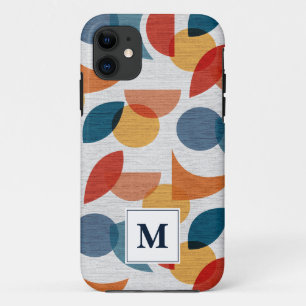 Capa Para iPhone 11 Moderno do século médio Abstrato Geométrico Brito