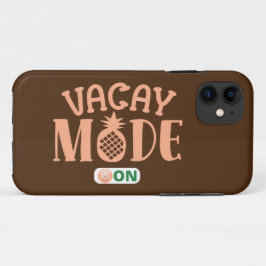 Capa Para iPhone 11 MODO FÉRIAS ATIVADO férias engraçadas férias
