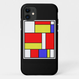 Capa Para iPhone 11 Mondrian #57