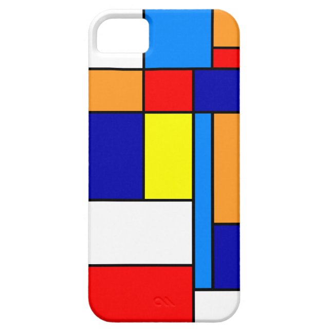 Capa Para iPhone 11 Mondrian #8 (Traseira)