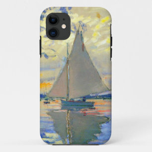 Capa Para iPhone 11 Monet Sailboat no Le Petit-Gennevilliers