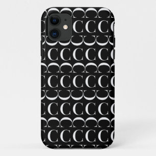 Capa Para iPhone 11 Monograma - Letra inicial C