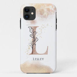 Capa Para iPhone 11 Monograma - Letra Moderna Inicial L Boho Personali