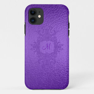 Capa Para iPhone 11 Monograma Personalizado De Olho Roxo