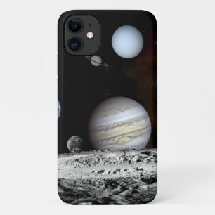 Capa Para iPhone 11 Montagem Planetária