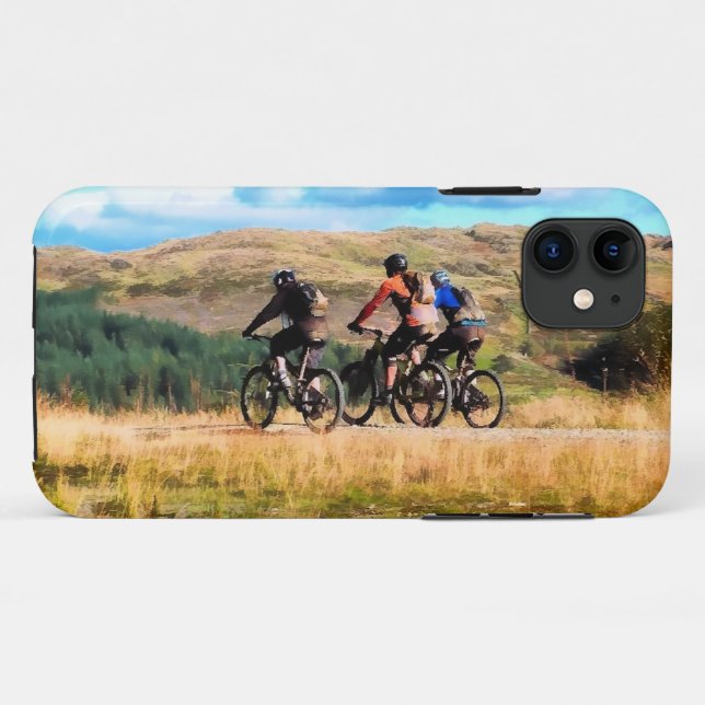 CAPA PARA iPhone 11 MONTANHA BIKING (Verso (horizontal))