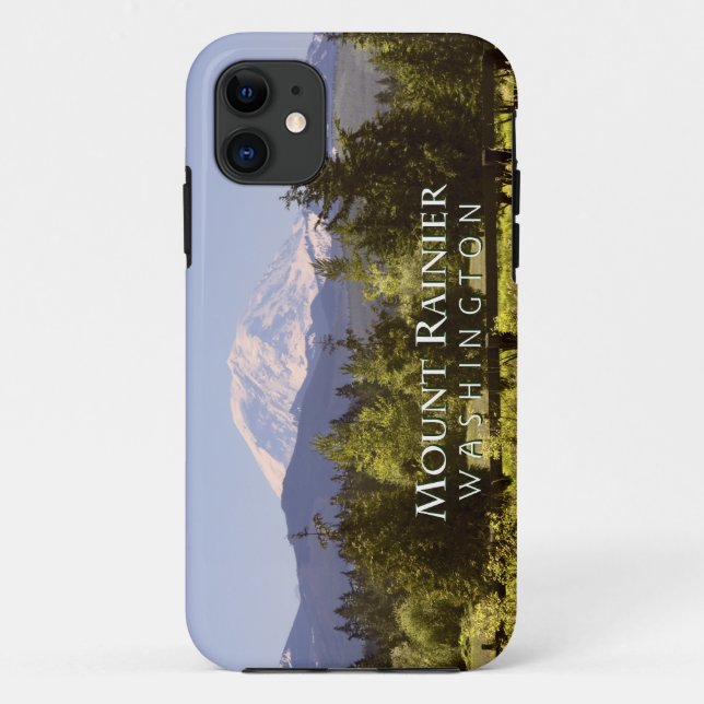 Capa Para iPhone 11 Monte Rainier, Washington (Verso)