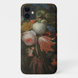 Capa Para iPhone 11 Moody Dark Floral Vintage Art iPhone / iPad case