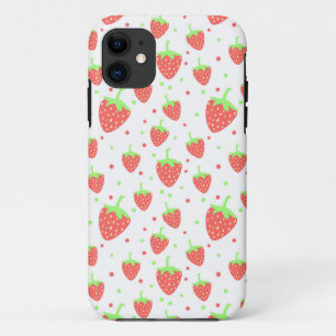 Capa Para iPhone 11 Morangos