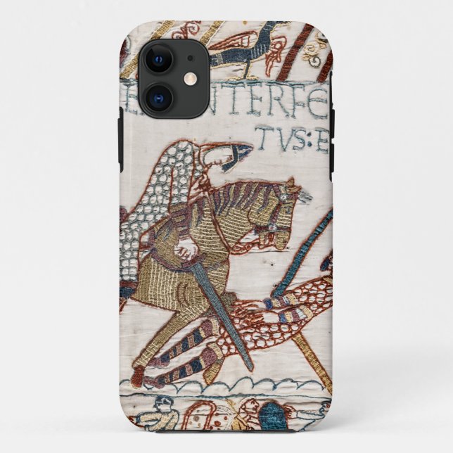 Capa Para iPhone 11 Morte do Rei Harold (tapeçaria de Bayeux) (Verso)