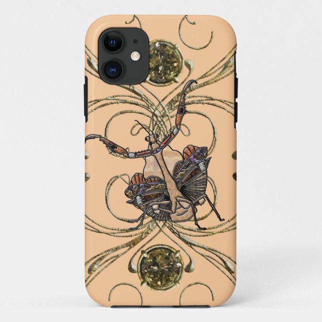 Capa Para iPhone 11 Morto Leaf Mantis (Verso)