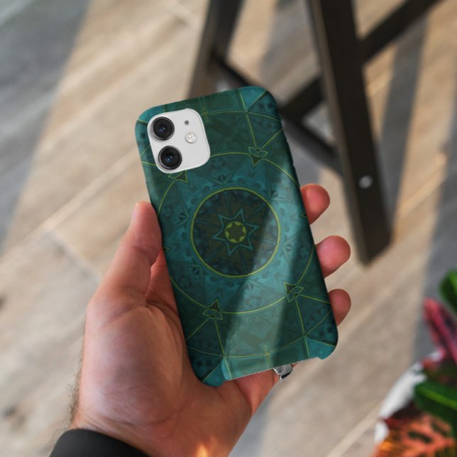 Capa Para iPhone 11 Mosaico Caleidoscópio Flor Teto (Criador carregado)