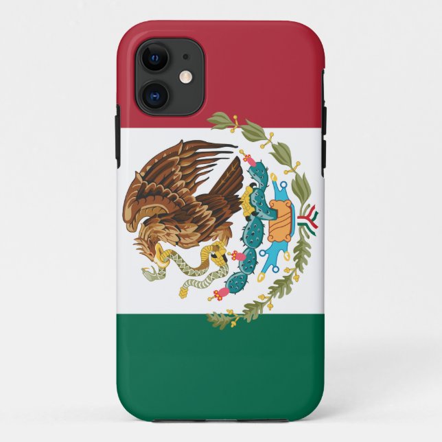Capa Para iPhone 11 Mostre suas cores - México (Verso)