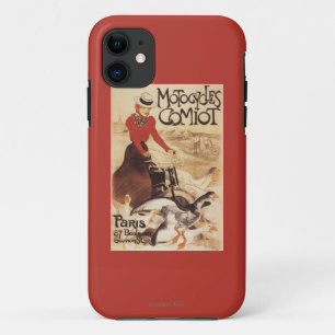 Capa Para iPhone 11 Motocicletas Comiot Poster de Mulheres e Geese