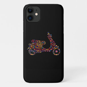 Capa Para iPhone 11 Motociclo com motor de Patinete com ventilador