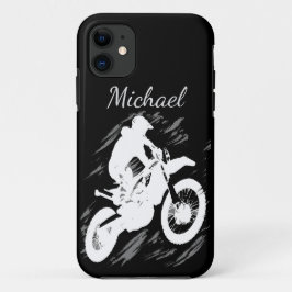 Capa Para iPhone 11 Motocross Cote Esporte Corrida de Motocicleta Pers
