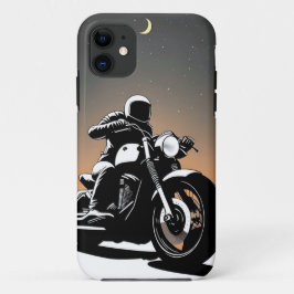 Capa Para iPhone 11 Motorciclista e adveniente